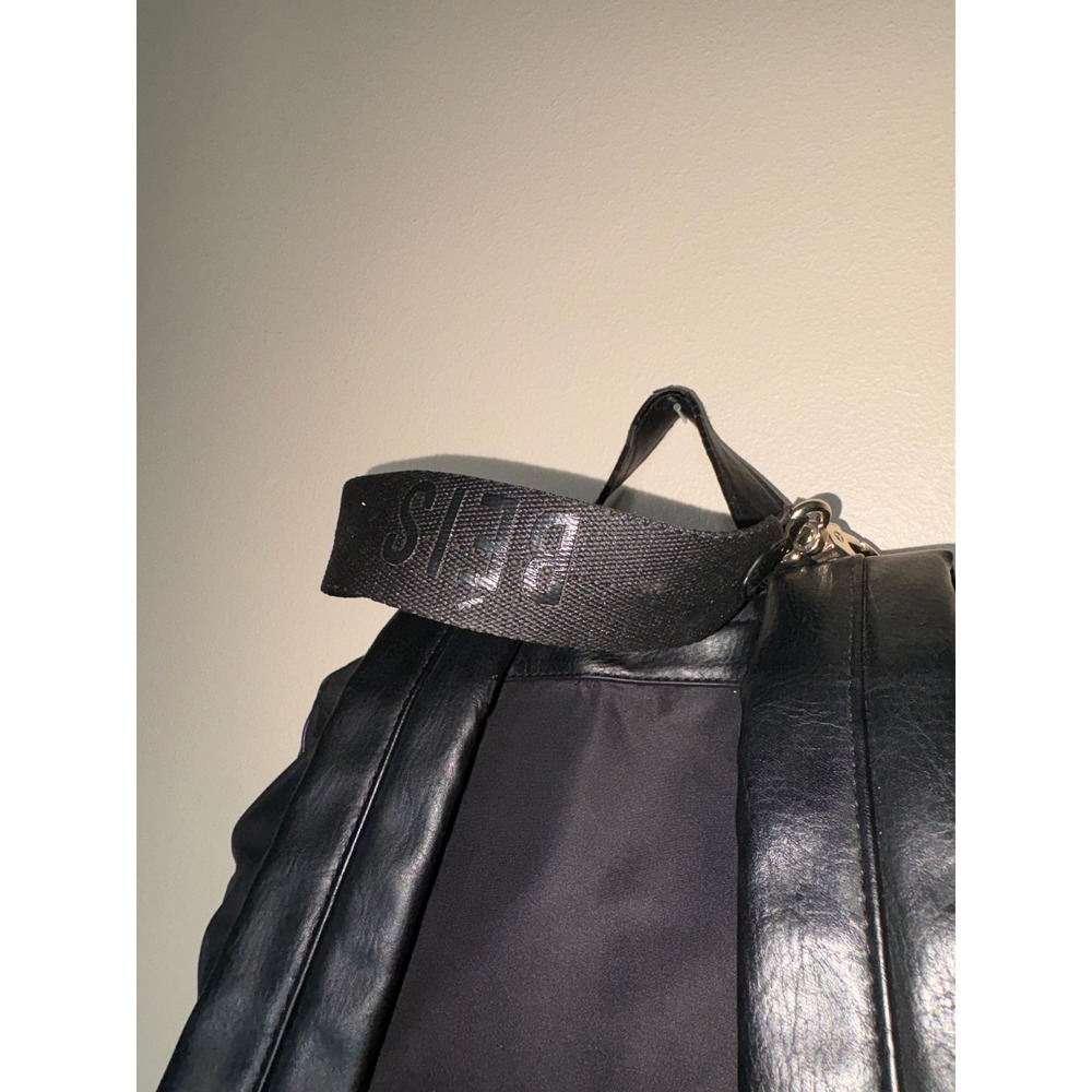 BEIS Convertible Nylon Diaper Bag Backpack Luggage Trolley Sleeve Black - Picture 6 of 10